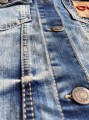 Dsquared2 jeansowa kurtka z naszywką