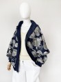 Oleg Cassini jedwabny bomber 80's