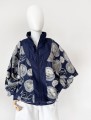 Oleg Cassini jedwabny bomber 80's