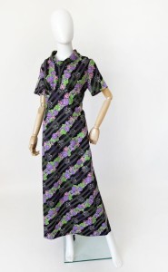 Skandynawska sukienka vintage 70's