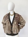 Jedwabny bomber 80's