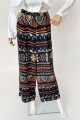 Marie Philippe Paris wzorzyste spodnie vintage