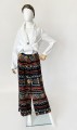Marie Philippe Paris wzorzyste spodnie vintage