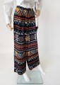 Marie Philippe Paris wzorzyste spodnie vintage
