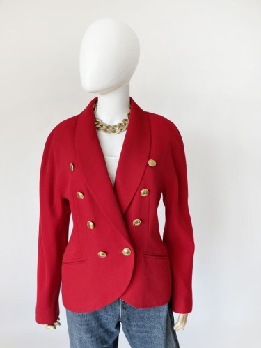Czerwona marynarka vintage  80's