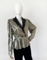 Metaliczny żakiet vintage 80's