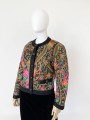 Pikowana kurtka vintage fullprint