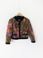 Pikowana kurtka vintage fullprint