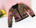 Pikowana kurtka vintage fullprint