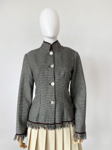 Marynarka z frędzlami 100% kaszmir