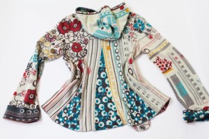 Ivko kolorowy kardigan folkowe wzory