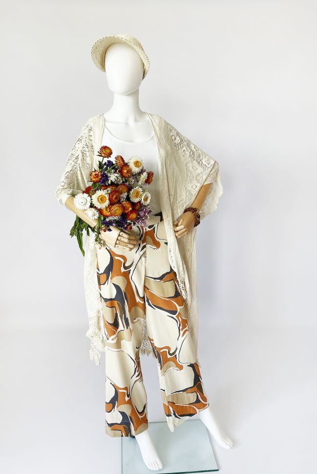 By Malene Birger jedwabne spodnie we wzory