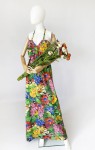 Ręcznie malowana sukienka maxi