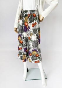 Kuloty vintage w owocowe wzory