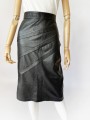 Pierre Cardin skórzana spódnica 80's