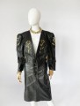 Pierre Cardin skórzana spódnica 80's