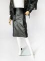 Pierre Cardin skórzana spódnica 80's