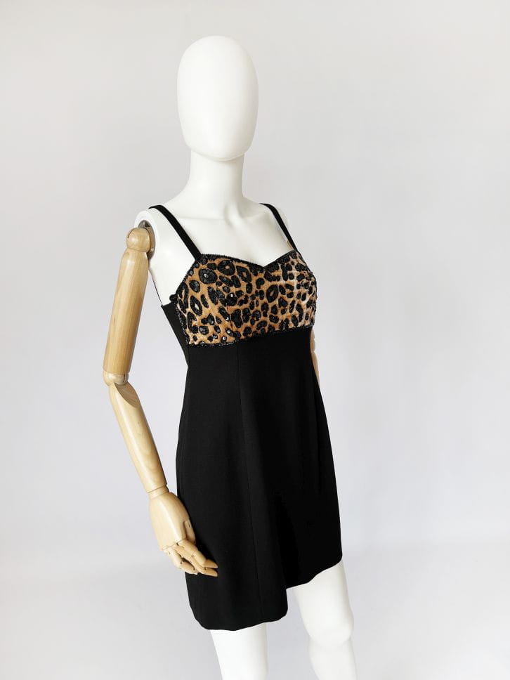 Jurgen Michaelsen mini sukienka vintage 90's
