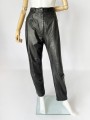 Pia Rucci skórzane spodnie vintage 80's