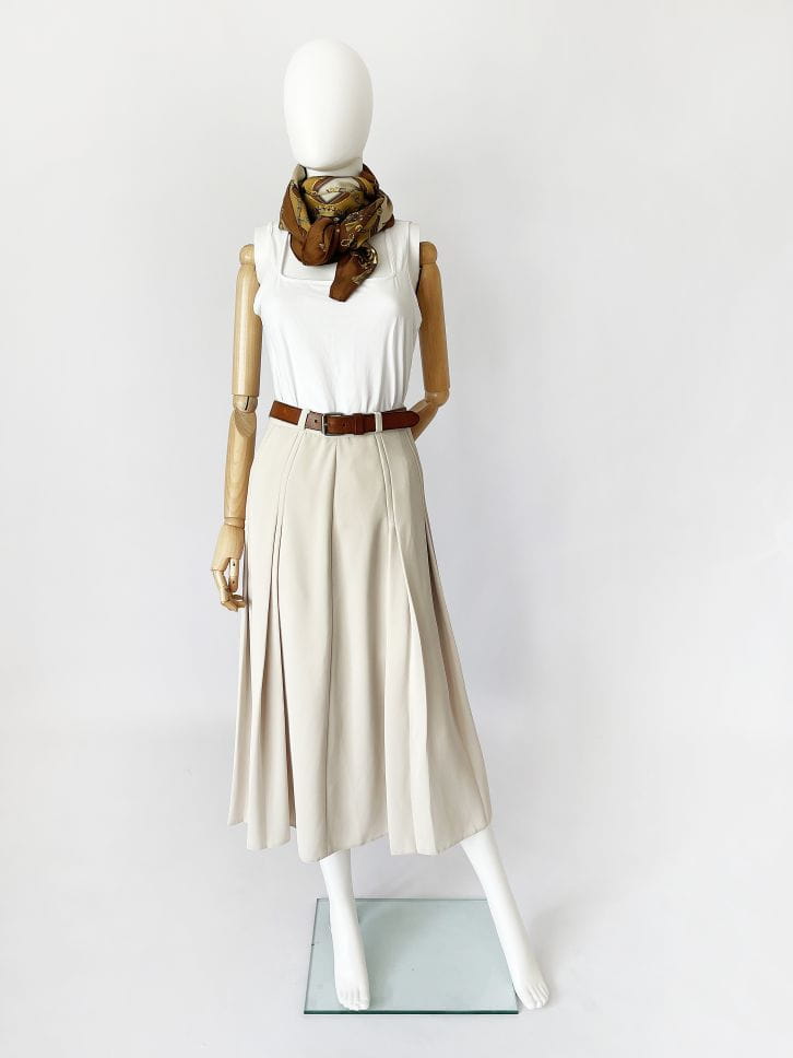 Spódnica midi w stylu 40's