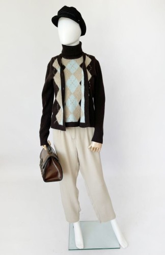 Mer Du Nord kardigan z wełny owczej