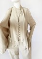 Jedwabny set garnitur vintage 90's