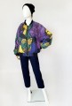 Picasso jedwabny bomber vintage 80's