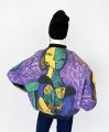 Picasso jedwabny bomber vintage 80's