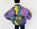 Picasso jedwabny bomber vintage 80's