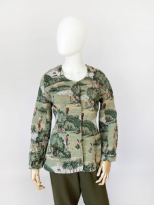 Gobelinowa kurtka vintage 90's
