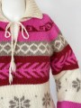 Wzorzysty sweter 100% alpaka
