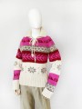 Wzorzysty sweter 100% alpaka