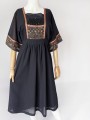 Sukienka boho 70's kimonowe rękawy