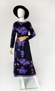 Fink sukienka maxi vintage 70's