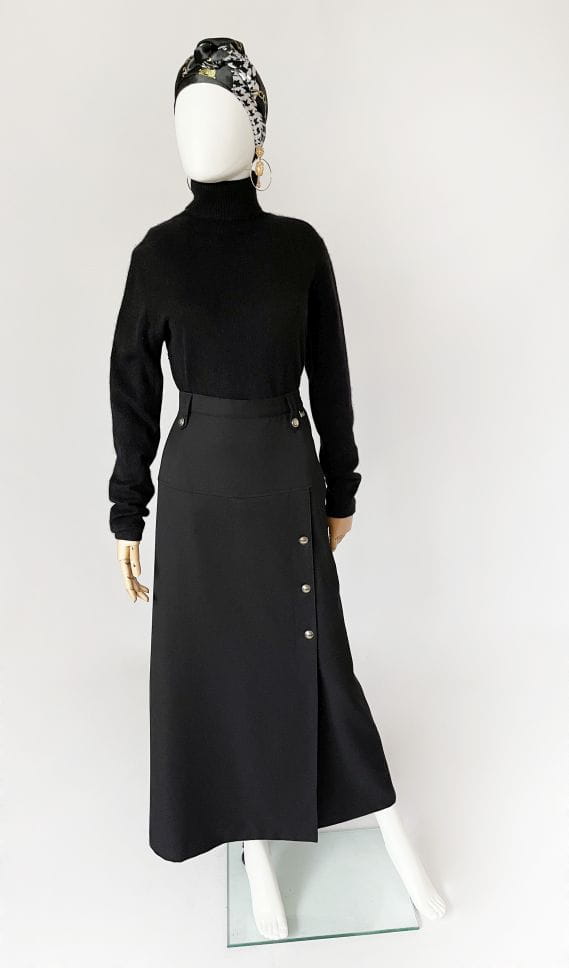 Oda of Norway wełniana spódnica maxi