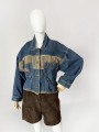Westernowa jeansowa kurtka