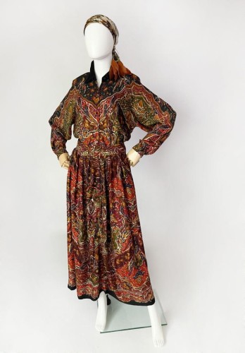 Together sukienka maxi vintage 80's