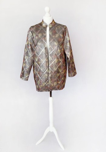 Maison Kuiper metaliczna kurtka vintage 60's