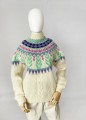 Wełniano-moherowy sweter vintage 80's