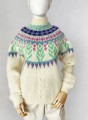 Wełniano-moherowy sweter vintage 80's