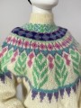 Wełniano-moherowy sweter vintage 80's