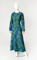 Wełniana sukienka maxi vintage 70's
