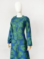 Wełniana sukienka maxi vintage 70's