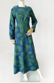 Wełniana sukienka maxi vintage 70's