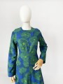 Wełniana sukienka maxi vintage 70's