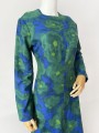 Wełniana sukienka maxi vintage 70's