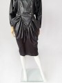 Drapowana sukienka vintage 80's