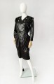 Drapowana sukienka vintage 80's