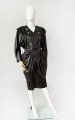 Drapowana sukienka vintage 80's