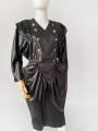 Drapowana sukienka vintage 80's